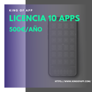 Licencia para crear diez apps