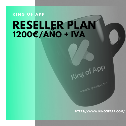 Licencia anual para crear apps ilimitadas - Reseller Plan España