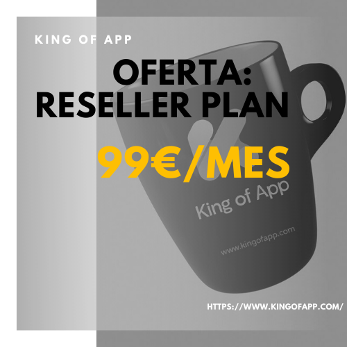 Licencia mensual para crear apps ilimitadas - Reseller Plan Oferta