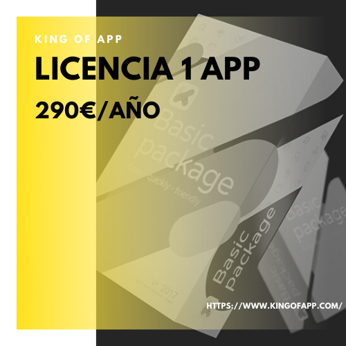 Licencia para crear una app