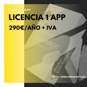 Licencia para crear una app España docendo
