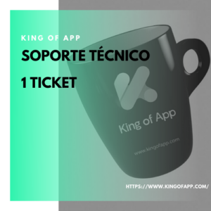 1 Ticket de soporte técnico